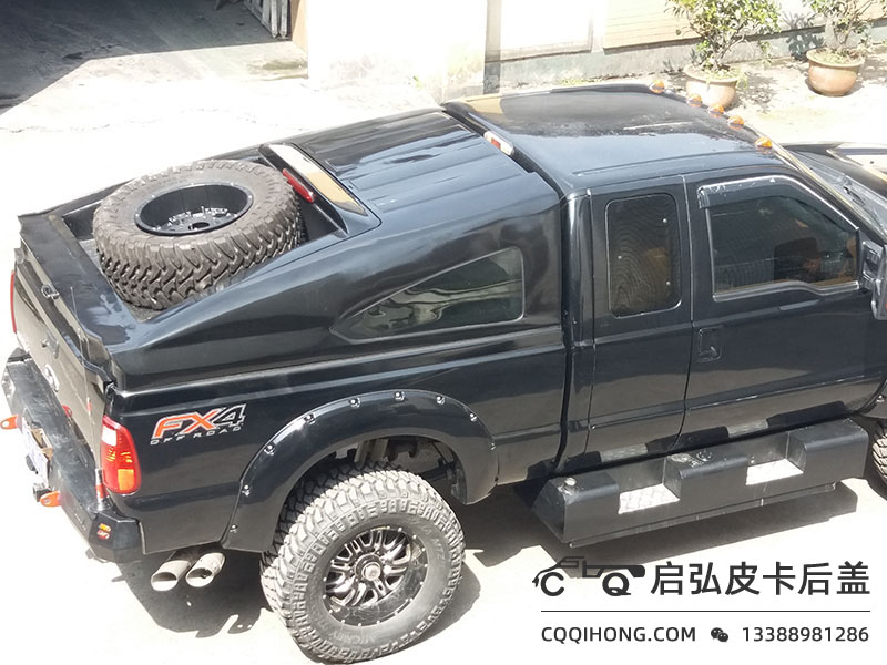 福特F350后盖俯视图